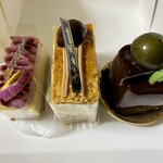 カフェ ド ヒラオカ - ３個のケーキ購入