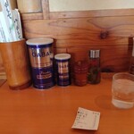 ケンチャンラーメン - 調味料