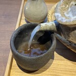 手打蕎麦 こより - 蕎麦湯