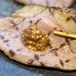 手打蕎麦 こより - 粒マスタードと鴨ロース