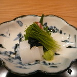 ふじ - 向付　鯛と烏賊