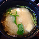 Washoku Katsura - 豆腐と三つ葉のお味噌汁