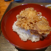 江戸前晋作 - かき揚げ天丼