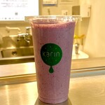 果汁工房 果琳 - ドリンク写真:ブルーベリーミルク M