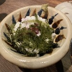 せいだい屋 - 海ぶどうまぐろ山かけ