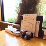 やぶ善 - 卓上調味料。