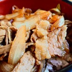 やぶ善 - 創業一世紀越え、老舗"蕎麦屋"の牛丼。