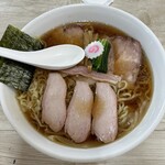 とら食堂 - 焼豚ワンタン麺　大盛