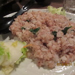 地鶏串焼Take Gu shi -  梅シソガーリックライス