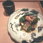 龍吟 - 春菜 貝尽くし 蛤の出汁を一口添えて