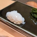 鮨割烹 流 - やりいか        塩とカボス