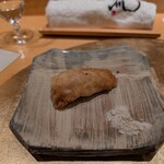 鮨割烹 流 - アンコウの唐揚げ