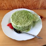 氷菓CHANCY - 抹茶のクリスマスケーキかき氷