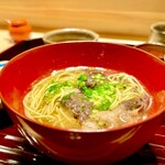 多仁本 - 月の輪熊の旨味たっぷりのお蕎麦　旨いなぁ