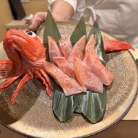 寿司 赤酢 - キンキ　しゃぶしゃぶに♪