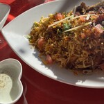 ニュータージマハール - チキンビリヤニ　ライタは必須