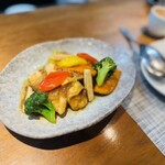 苦楽園中華 マルベリー - 海の幸と季節野菜のXO醬炒め