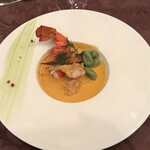 クラブ・ヴィアージュ - オマール海老のフリットとほうれん草のニョッキ