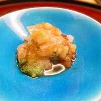 高槻 天野 - 寒鰤と漬け寒鰤のポン酢おろし