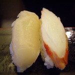 錦州寿司 - ほたて・タラバガニ