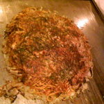 鉄板Ya まめ - ぴりからそばのおこのみやき