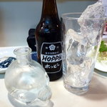 喜美松 - もちろんホッピー！「中」は可愛い豚のガラス徳利