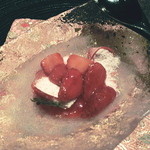 龍吟 - 熱々の苺ジャムをかけて完成！