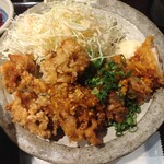 地鶏と焼酎 とりちゅう - 香味ねぎだれ定食。