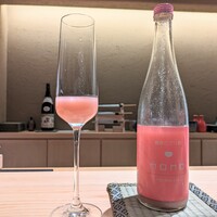 京橋 鮨 好日 - 桃色にごり酒