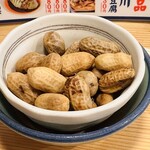 大衆酒場 虎太郎 - 茹で落花生