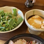 き楽 - 小鉢の豆腐が美味しくて