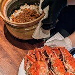 蒼 - 今年、最初で最後の勢子蟹、嬉や～。