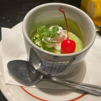 GINZA 我歩 - 宇治抹茶と和三盆のパンナコッタ