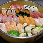 寿司一代 - 『おまかせ生寿司3人前』
