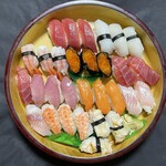 寿司一代 - 『おまかせ生寿司3人前』