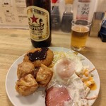 スタンド 浅草2丁目食堂 - ビールセット大