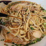 ラーメン二郎 - 赤酢投入～♪