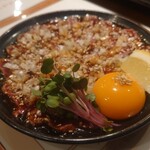 銀座 WHITE CROWN 精肉店 - ユッケカルパッチョ