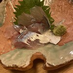 石松 - ◎アジ、身が厚く鮮度抜群