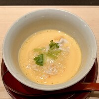 松栄 恵比寿東口店 - 白子の茶碗蒸し