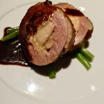 onda - 鴨　セップ茸のガランティーヌ　バルサミコソース