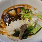 キッチン ブルー グローブ - 最後のワンプレート