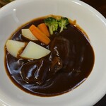 キッチン ブルー グローブ - 牛タンしちゅのアップ