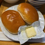 キッチン ブルー グローブ - バターを取出し