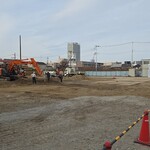 キッチン ブルー グローブ - 帰り道の工事、警備員に何が出きるのか確認