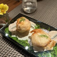 ルサンク  - ◉ 帆立貝ベーコン巻きパートフィロ包み
                　☘️う〜ん！美味い‼️