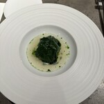 SHIROIYA the RESTAURANT - ちぢみほうれん草とさわら？