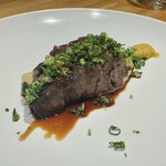 洋食 おがた - 近江牛ヒレ肉レモンソースステーキ