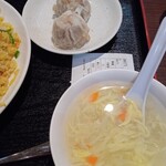 多福菜香 - セット焼売、スープ