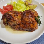 ロティ - ロティサリーチキンハーフチキン＆ローストポテト（1720円）